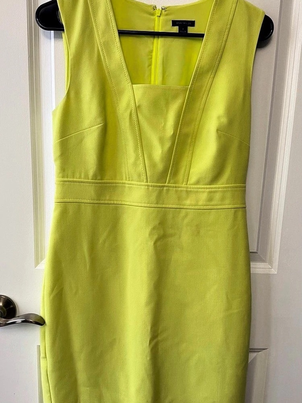 Ann Taylor Mini Dress Green Size 2 Like New